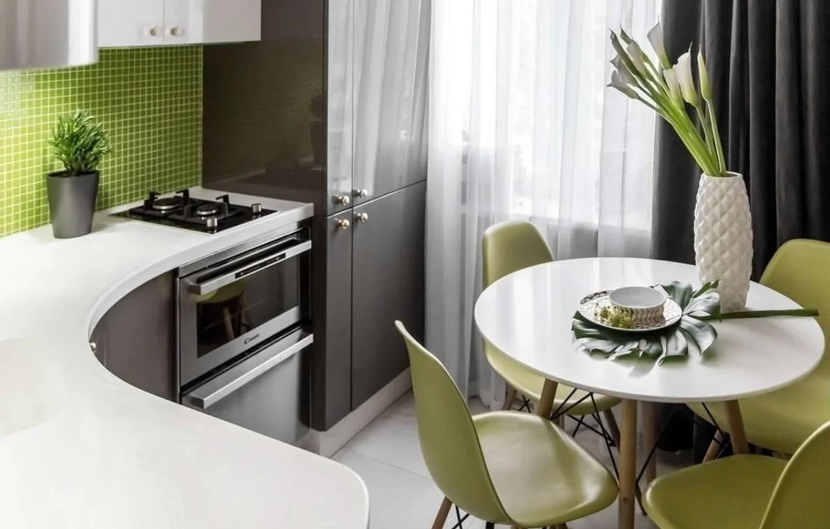 Кухни в хрущевке с газовой плитой