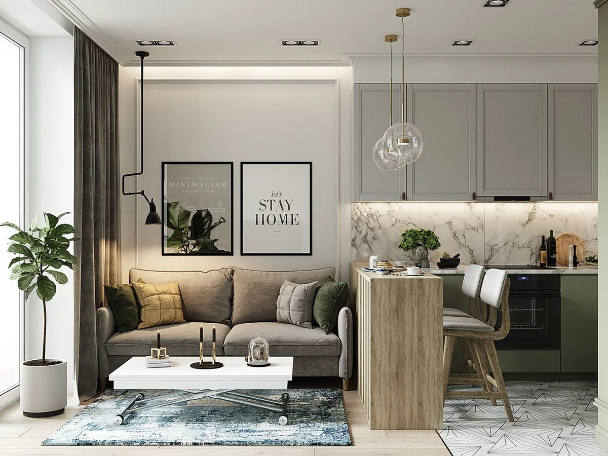 диван на высоких ножках