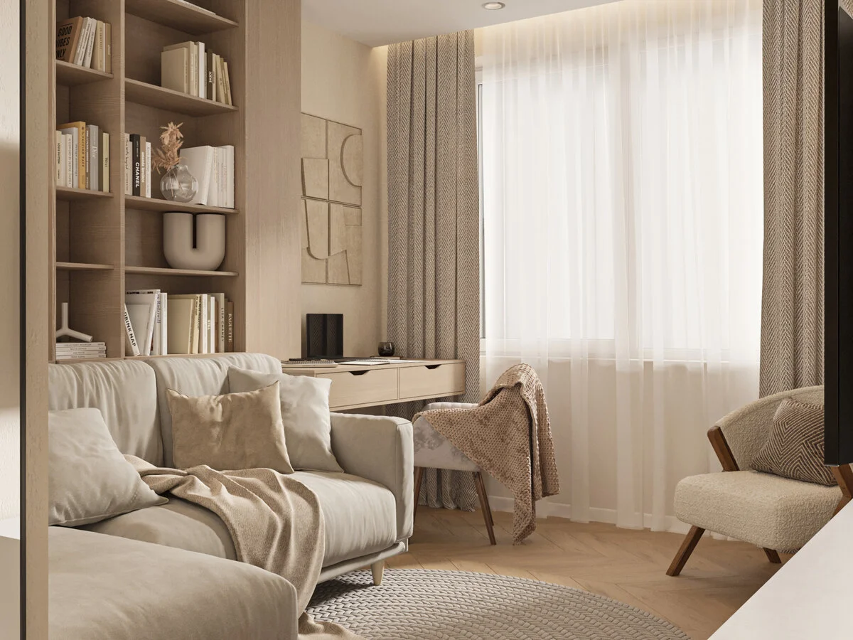 дизайн интерьера маленькой квартиры