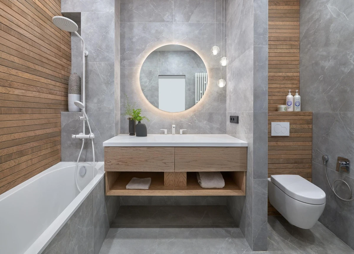 современный дизайн туалета